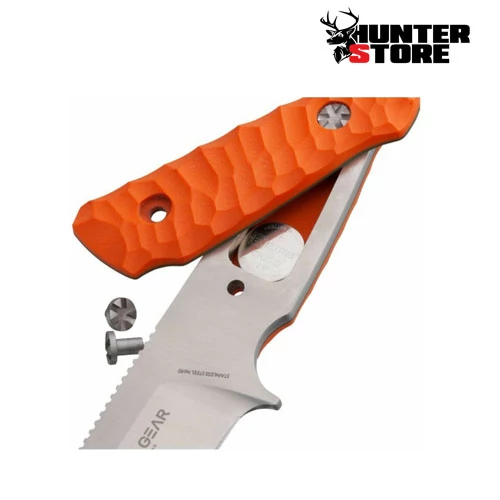 MerkelGEAR Messer G10 orange N690 kés